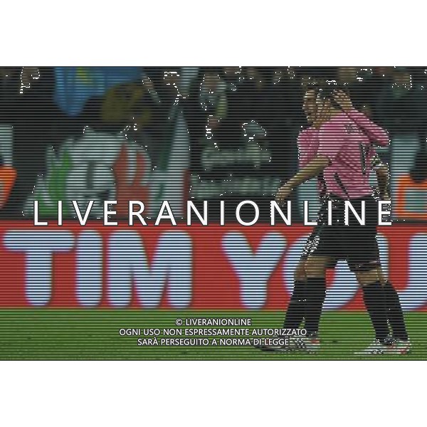 Coppa Italia TIM Cup 2011/2012 Quarti di Finale Torino - 24.01.2012 Juventus-Roma Nella Foto:del pieroalessandro esulta con pirlo andrea /Ph.Vitez-Ag. Aldo Liverani