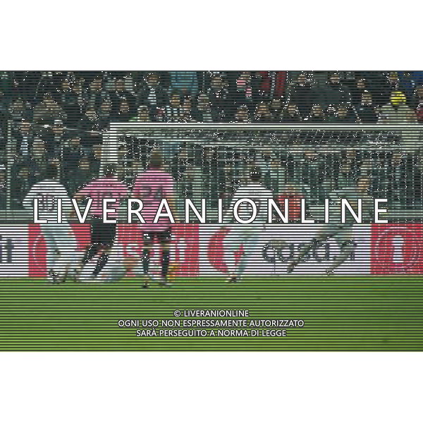 Coppa Italia TIM - Quarti di finale Torino 24-01-2012 Juventus - Roma nella foto: alessandro Del Piero segna il 2 a 0 per la Juve foto Roberto Garavaglia - ag. Aldo Liverani sas