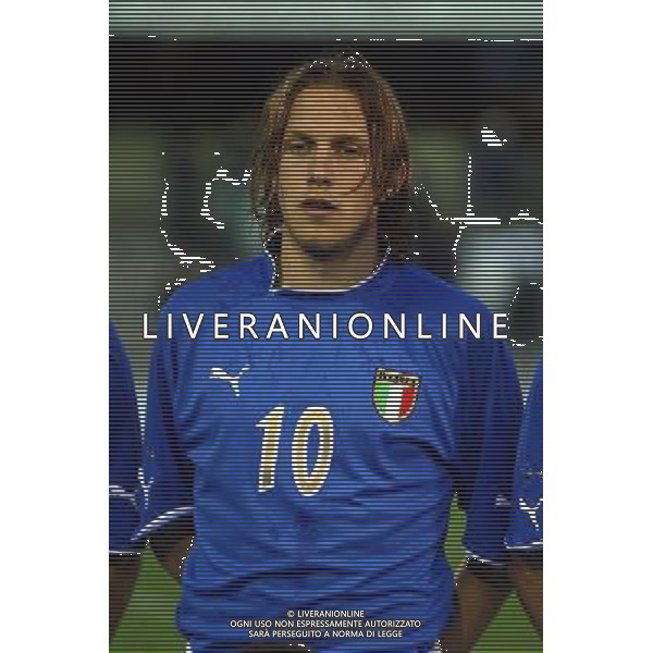 UNDER 21 CALCIO 2003 NELLA FOTO DALLA BONA SAMUELE FOTO ALDO LIVERANI