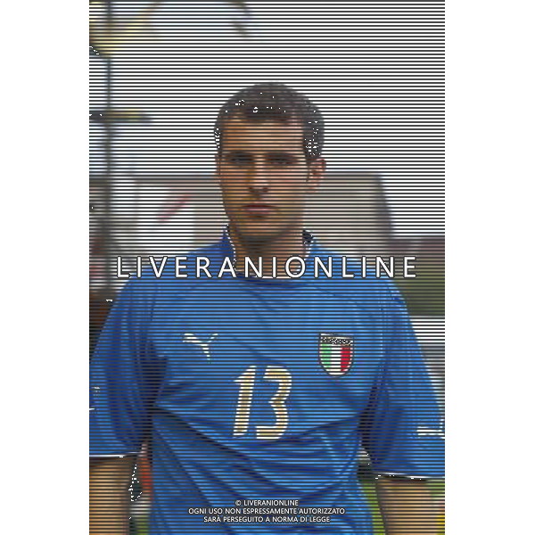 UNDER 21 CALCIO 2003 NELLA FOTO FERRI MICHELE FOTO ALDO LIVERANI
