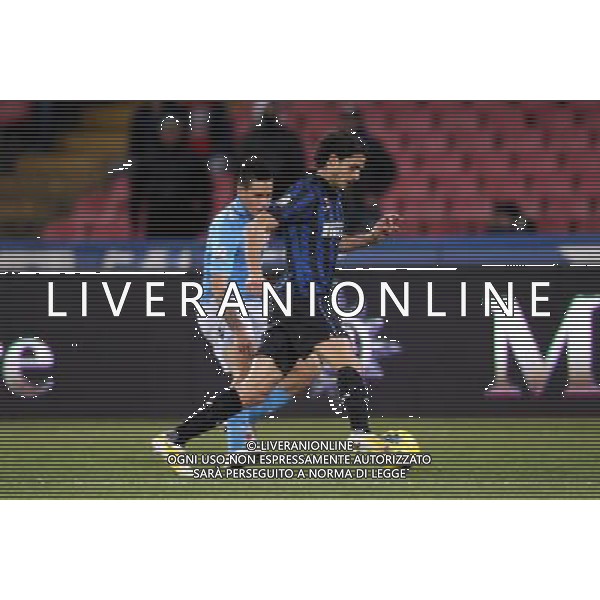 NAPOLI - INTER COPPA ITALIA TIM CUP 25/01/2012 NELLA FOTO: ANDREA RANOCCHIA E MAREK HAMSIK ©MOSCA/AGENZIA ALDO LIVERANI SAS
