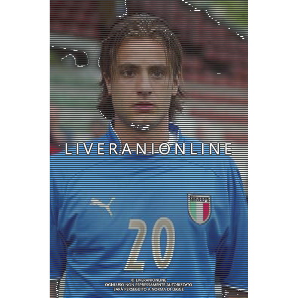 UNDER 21 CALCIO 2003 NELLA FOTO GILARDINO ALBERTO FOTO ALDO LIVERANI