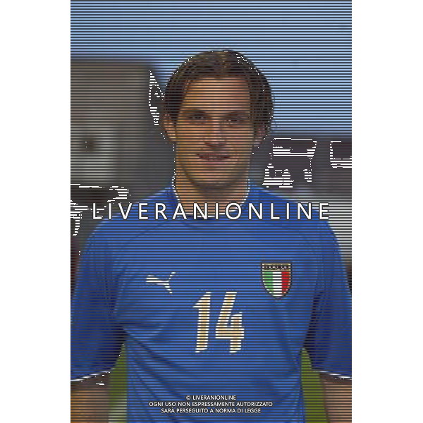UNDER 21 CALCIO 2003 NELLA FOTO LANZARO MAURIZIO FOTO ALDO LIVERANI
