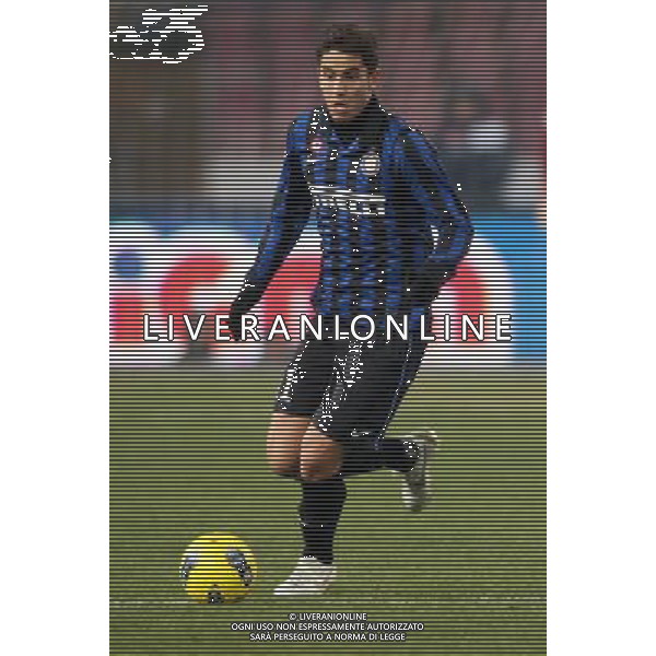 NAPOLI-INTER COPPA ITALIA TIM 25/01/2012 NELLA FOTO ALVAREZ RICARDO FOTO MOSCA PIETRO-AG ALDO LIVERANI S A S