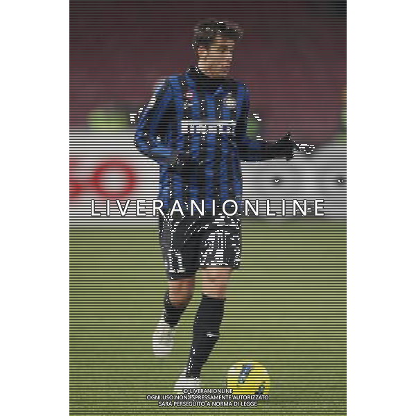 NAPOLI-INTER COPPA ITALIA TIM 25/01/2012 NELLA FOTO ALVAREZ RICARDO FOTO MOSCA PIETRO-AG ALDO LIVERANI S A S