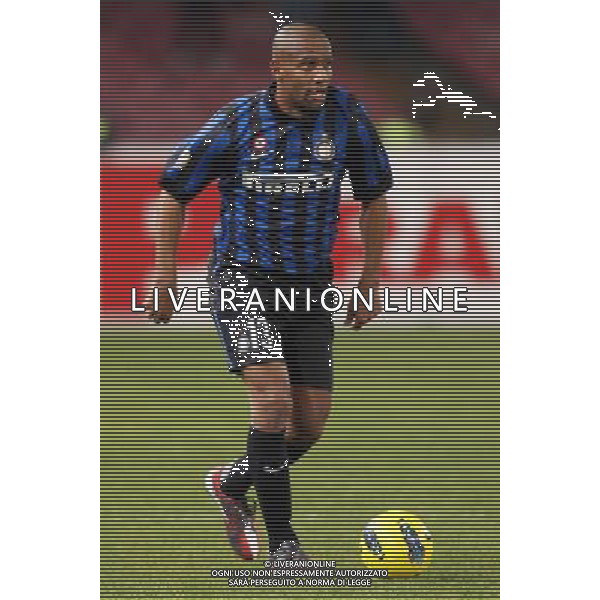 NAPOLI-INTER COPPA ITALIA TIM 25/01/2012 NELLA FOTO MAICON FOTO MOSCA PIETRO-AG ALDO LIVERANI S A S