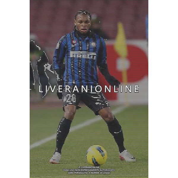 NAPOLI-INTER COPPA ITALIA TIM 25/01/2012 NELLA FOTO OBI JOEL FOTO MOSCA PIETRO-AG ALDO LIVERANI S A S