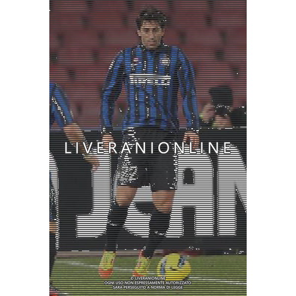 NAPOLI-INTER COPPA ITALIA TIM 25/01/2012 NELLA FOTO DIEGO MILITO FOTO MOSCA PIETRO-AG ALDO LIVERANI S A S