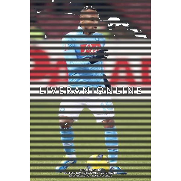 NAPOLI-INTER COPPA ITALIA TIM 25/01/2012 NELLA FOTO CAMILO ZUNIGA FOTO MOSCA PIETRO-AG ALDO LIVERANI S A S
