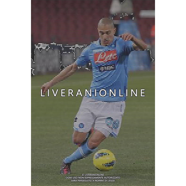 NAPOLI-INTER COPPA ITALIA TIM 25/01/2012 NELLA FOTO INLER GOKHAN FOTO MOSCA PIETRO-AG ALDO LIVERANI S A S