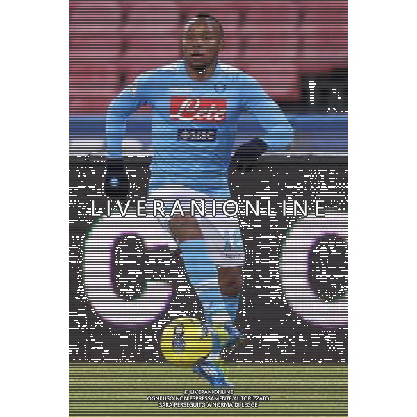 NAPOLI-INTER COPPA ITALIA TIM 25/01/2012 NELLA FOTO CAMILO ZUNIGA FOTO MOSCA PIETRO-AG ALDO LIVERANI S A S