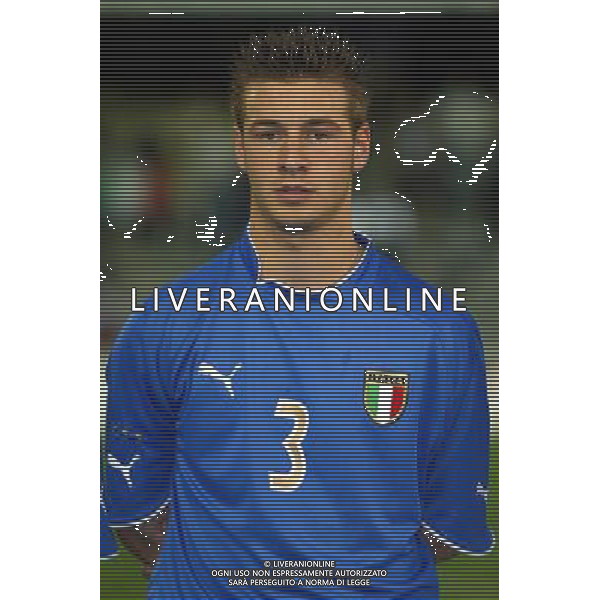 UNDER 21 CALCIO 2003 NELLA FOTO PASQUALE GIOVANNI FOTO ALDO LIVERANI