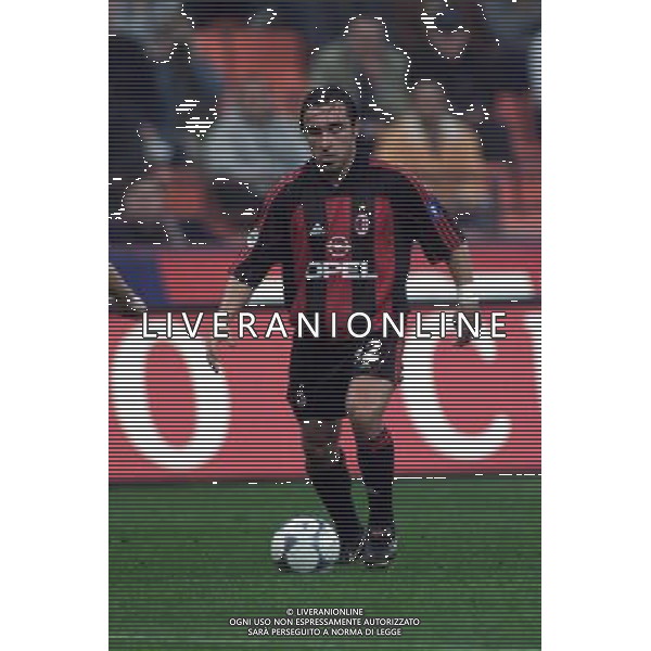 MILANO, 18-10-2001 DFP/MARCO LUSSOSO MILAN-CSKA SOFIA (COPPA UEFA): CHRISTIAN BROCCHI AG ALDO LIVERANI S A S