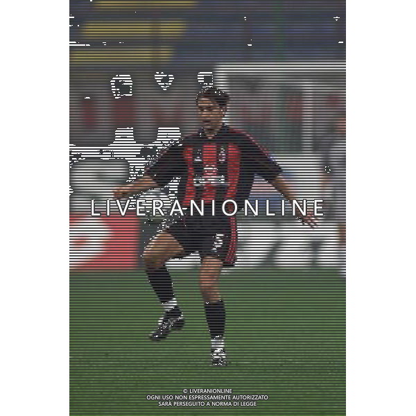 MILANO, 18-10-2001 DFP/MARCO LUSSOSO MILAN-CSKA SOFIA (COPPA UEFA): ALESSANDRO COSTACURTA AG ALDO LIVERANI S A S