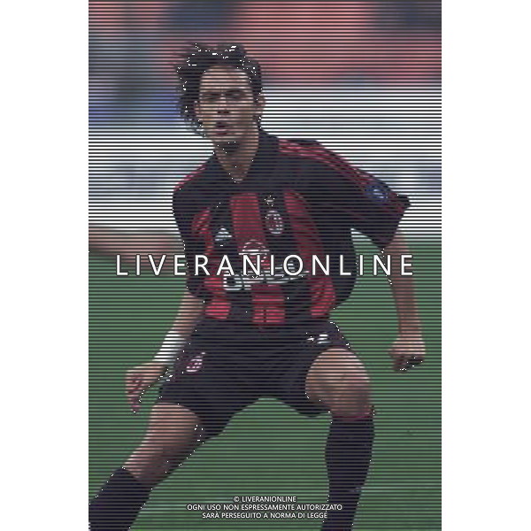 MILANO, 18-10-2001 DFP/MARCO LUSSOSO MILAN-CSKA SOFIA (COPPA UEFA): FILIPPO INZAGHI AG ALDO LIVERANI S A S