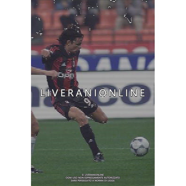 MILANO, 18-10-2001 DFP/MARCO LUSSOSO MILAN-CSKA SOFIA (COPPA UEFA): FILIPPO INZAGHI AG ALDO LIVERANI S A S