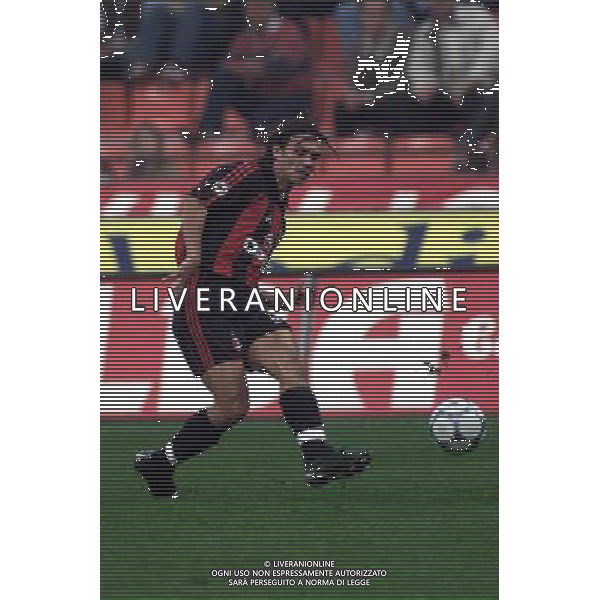 MILANO, 18-10-2001 DFP/MARCO LUSSOSO MILAN-CSKA SOFIA (COPPA UEFA): PAOLO MALDINI AG ALDO LIVERANI S A S