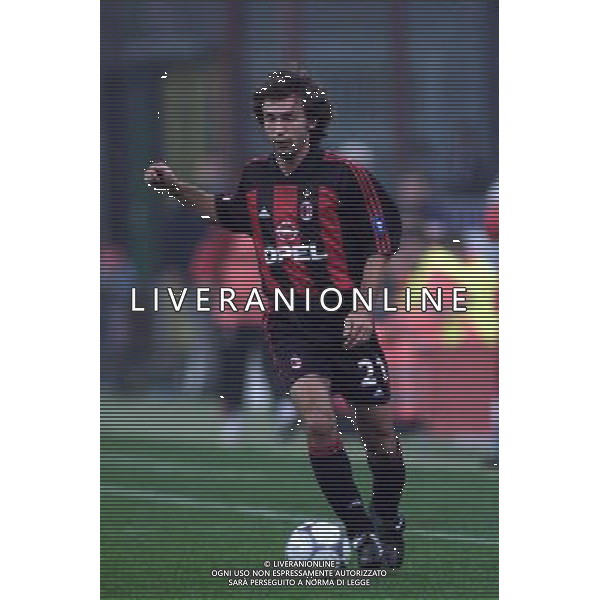 MILANO, 18-10-2001 DFP/MARCO LUSSOSO MILAN-CSKA SOFIA (COPPA UEFA): ANDREA PIRLO AG ALDO LIVERANI S A S