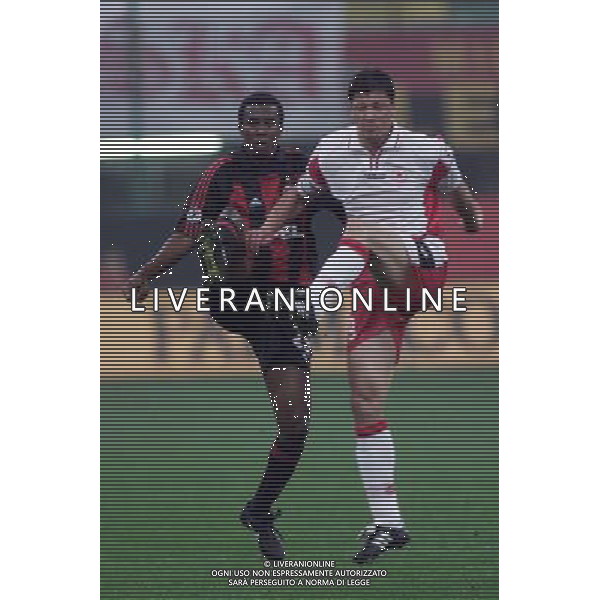 MILANO, 18-10-2001 DFP/MARCO LUSSOSO MILAN-CSKA SOFIA (COPPA UEFA): JOSE\' VITOR ROQUE JUNIOR AG ALDO LIVERANI S A S