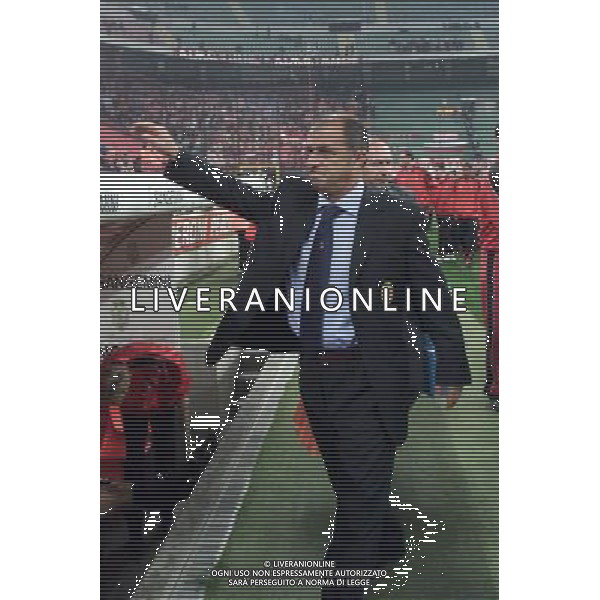 MILANO, 18-10-2001 DFP/MARCO LUSSOSO MILAN-CSKA SOFIA (COPPA UEFA): FATIH TERIM AG ALDO LIVERANI S A S