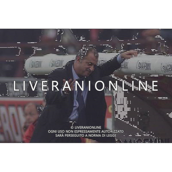 MILANO, 18-10-2001 DFP/MARCO LUSSOSO MILAN-CSKA SOFIA (COPPA UEFA): FATIH TERIM AG ALDO LIVERANI S A S