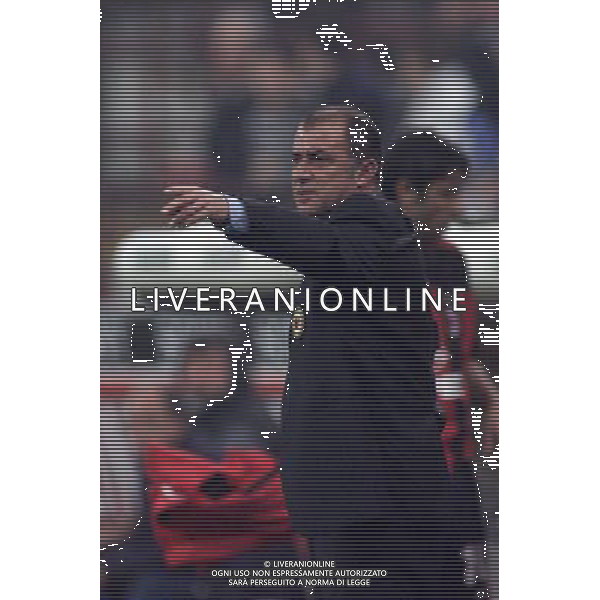 MILANO, 18-10-2001 DFP/MARCO LUSSOSO MILAN-CSKA SOFIA (COPPA UEFA): FATIH TERIM AG ALDO LIVERANI S A S
