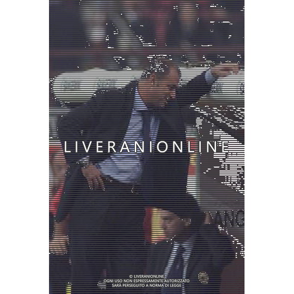 MILANO, 18-10-2001 DFP/MARCO LUSSOSO MILAN-CSKA SOFIA (COPPA UEFA): FATIH TERIM AG ALDO LIVERANI S A S