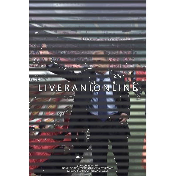 MILANO, 18-10-2001 DFP/MARCO LUSSOSO MILAN-CSKA SOFIA (COPPA UEFA): FATIH TERIM AG ALDO LIVERANI S A S
