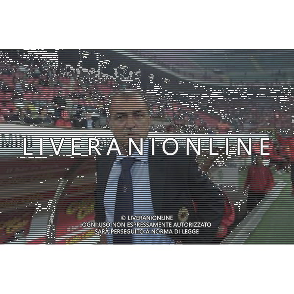 MILANO, 18-10-2001 DFP/MARCO LUSSOSO MILAN-CSKA SOFIA (COPPA UEFA): FATIH TERIM AG ALDO LIVERANI S A S