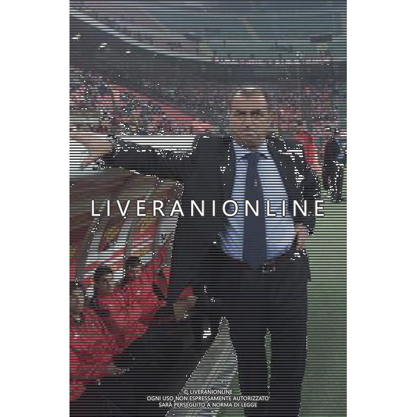 MILANO, 18-10-2001 DFP/MARCO LUSSOSO MILAN-CSKA SOFIA (COPPA UEFA): FATIH TERIM AG ALDO LIVERANI S A S