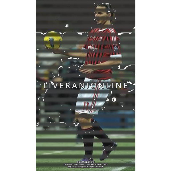 Coppa Italia TIM Cup 2011/2012 Quarti di Finale Milano - 26.01.2012 Milan-Lazio Nella Foto:Zlatan Ibrahimovic /Ph.Vitez-Ag. Aldo Liverani