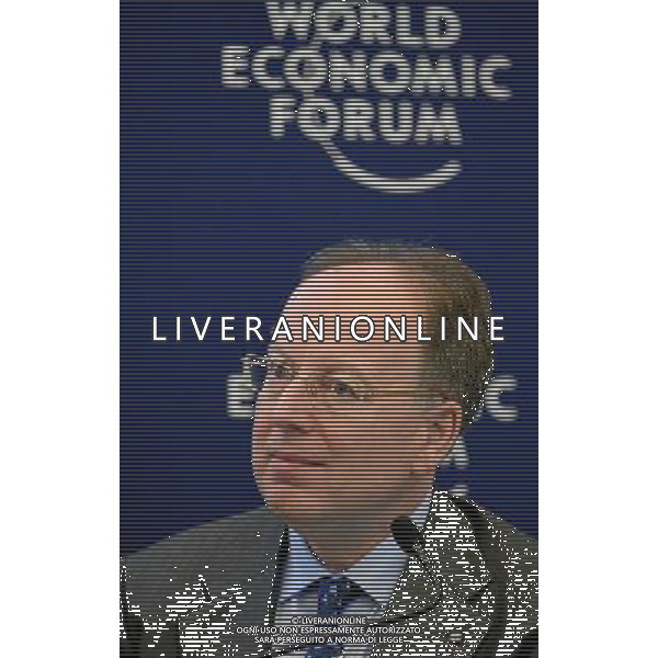 DAVOS/SWITZERLAND, 28JAN12 - Andre Kudelski, Chairman of the Board and Chief Executive Officer, Kudelski Group, Switzerland is captured during the session \'Digital Norms\' at the Annual Meeting 2012 of the World Economic Forum at the congress centre in Davos, Switzerland, January 28, 2012. AG ALDO LIVERANI S A S ONLY ITALY
