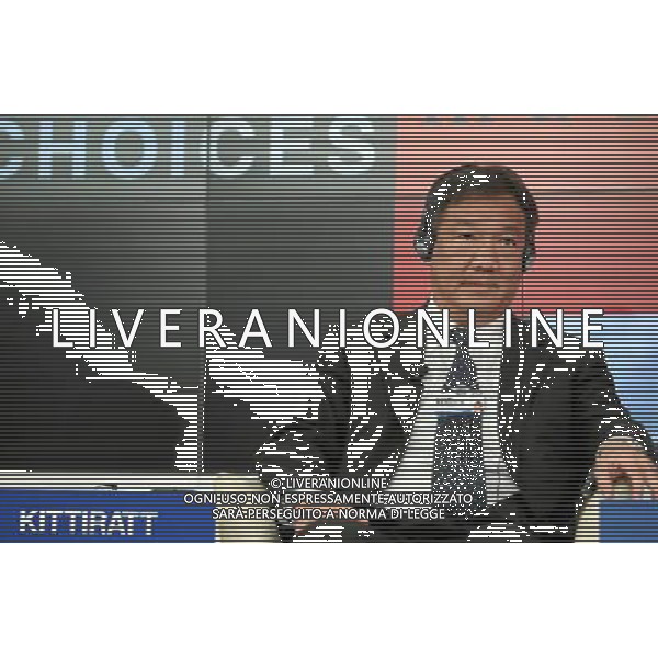 DAVOS/SWITZERLAND, 28JAN12 - Kittiratt Na-Ranong, Deputy Prime Minister and Minister of Finance of Thailand is captured during the session \'Tough Choices in a Time of Crisis\' at the Annual Meeting 2012 of the World Economic Forum at the congress centre in Davos, Switzerland, January 28, 2012. AG ALDO LIVERANI S A S ONLY ITALY