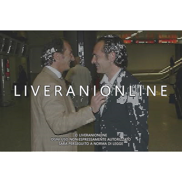 ROMA, 01/06/2004 ARRIVO CESARE PRANDELLI A ROMA TONINO TEMPESTILLI E CESARE PRANDELLI A FIUMICINO FOTO LIVERANI