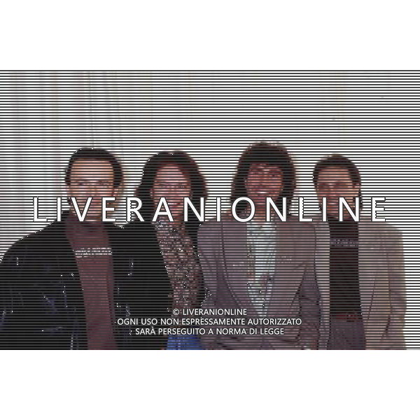 ARCHIVIO GIOVANNI LIVERANI NELLA FOTO I POOH -DODI BATTAGLIA- -RED CANZIAN- ROBI FACCHINETTI-STEFANO D\'ORAZIO AGENZIA ALDO LIVERANI