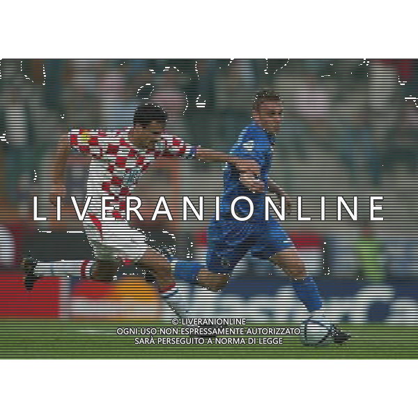 ITALIA-CROAZIA UNDER21 01/06/2004 A BOCHUM NELLA FOTO DANIELE DE ROSSI ESULTANTE AGENZIA ALDO LIVERANI