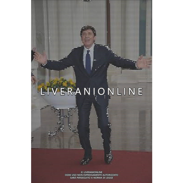 Conferenza stampa di presentazione della 62ma edizione del Festival della Canzone Italiana di Sanremo 31-01-2012 nella foto Gianni Morandi ©Gazzaniga/Agenzia Aldo Liverani Sas