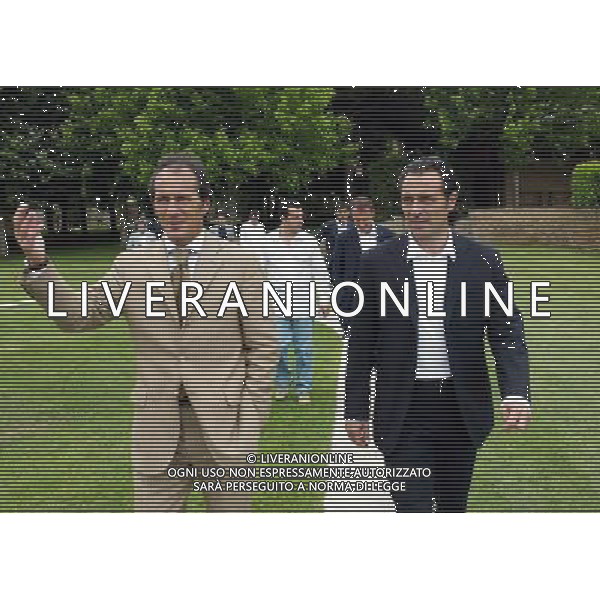 ROMA, 01/06/2004 CESARE PRANDELLI CON TONINO TEMPESTILLI FOTO LIVERANI