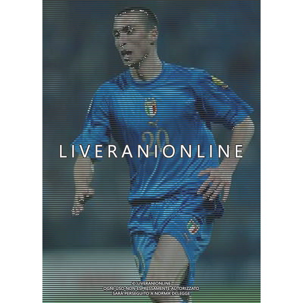 bochum germania 01-06-2004 campionato europeo under 21 italia- croazia nella foto caracciolo andrea foto ag.aldo liverani-venezia