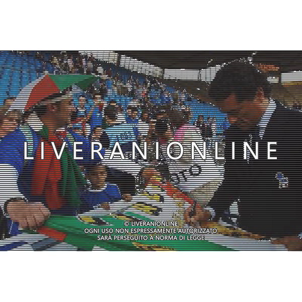 bochum germania 01-06-2004 campionato europeo under 21 italia- croazia nella foto gentile claudio firma autografi foto ag.aldo liverani-venezia
