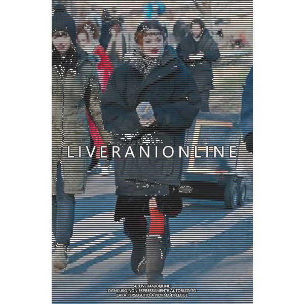 30 January 2012 - New York City, NY - Marion Cotillard Films The Untitled James Gray Project in Prospect Park, Brooklyn. Photo Credit: Christopher Smith / AdMedia - ag. aldo liverani sas italy only