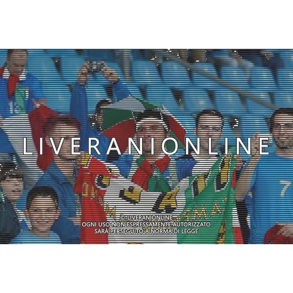 bochum germania 01-06-2004 campionato europeo under 21 italia- croazia nella foto tifosi italiani foto ag.aldo liverani-venezia