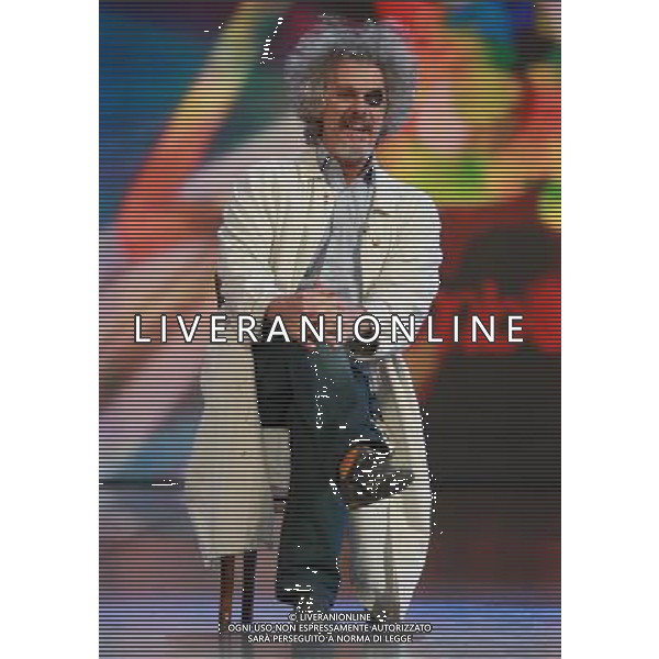 31/1/2012 TRASMISSIONE TV MEDIASET ZELIG - Teatro Arcimboldi nella foto PAOLO MIGONE ph.Fiochi/AG ALDO LIVERANI SAS