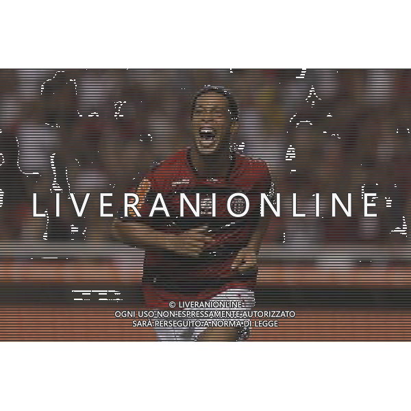  20120201: RIO DE JANEIRO, BRAZIL - Player Ronaldinho Gaucho celebrate goal during Flamengo vs Real Potosi match for Copa Libertadores PHOTO: CITYFILES - Newspix.pl - ag. aldo liverani sas italy only