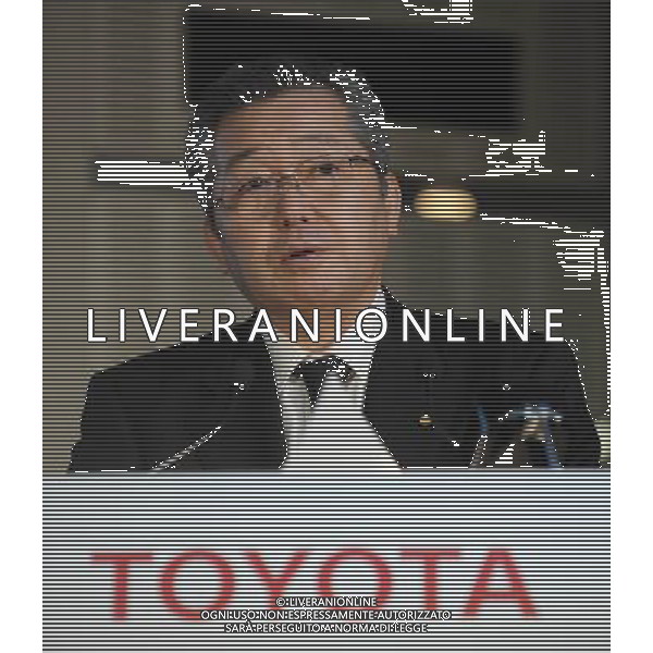(120207) -- TOKYO, Feb. 7, 2012 () -- Takahiko Ijichi, Toyota Motor Corp. Senior Managing Officer, speaks during a press conference in Tokyo, capital of Japan, on Feb. 7, 2012. Toyota reported on Tuesday that its net profit for the nine months ending in December decreased about 57.5 percent to 162.5 billion yen (about 2.12 billion U.S. dollars) on year. (/Kenichiro Seki) (zjl) ©photoshot/AGENZIA ALDO LIVERANI SAS - ITALY ONLY - Takahiko Ijichi, Toyota Motor Corp. Funzionario Senior Managing, parla durante una conferenza stampa a Tokyo, capitale del Giappone, 7 febbraio 2012.