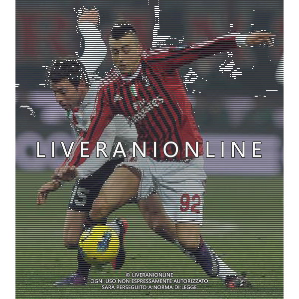 Coppa Italia TIM Cup 2011/2012 Semifinale Andata Milano - 08.02.2012 Milan-Juventus Nella Foto:barzagli el shaarawy /Ph.Vitez-Ag. Aldo Liverani