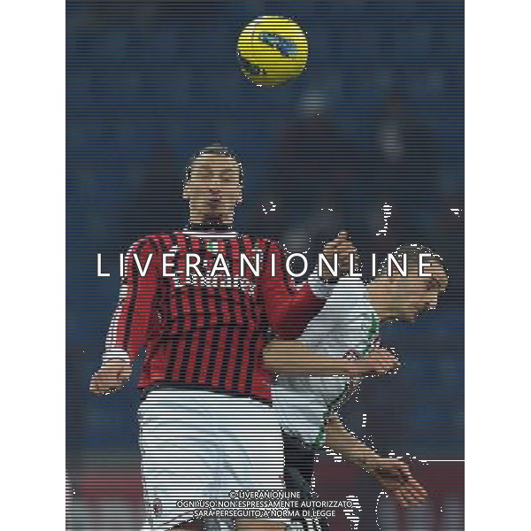 Coppa Italia TIM Cup 2011/2012 Semifinale Andata Milano - 08.02.2012 Milan-Juventus Nella Foto:ibrahimovic bonucci /Ph.Vitez-Ag. Aldo Liverani