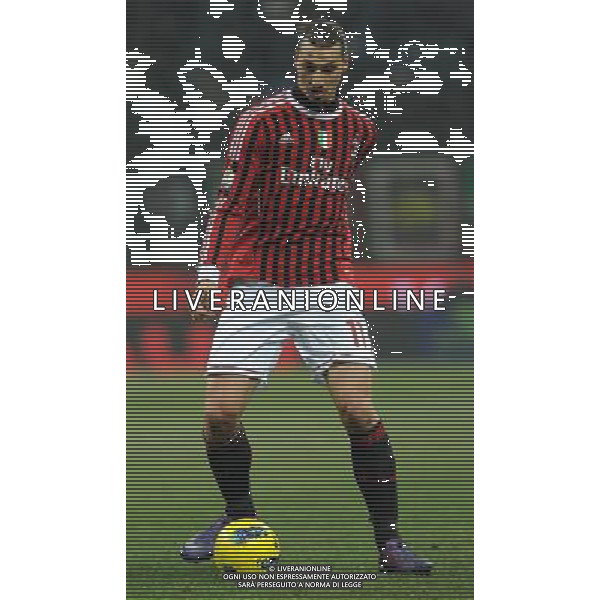 Coppa Italia TIM Cup 2011/2012 Semifinale Andata Milano - 08.02.2012 Milan-Juventus Nella Foto:Zlatan Ibrahimovic /Ph.Vitez-Ag. Aldo Liverani