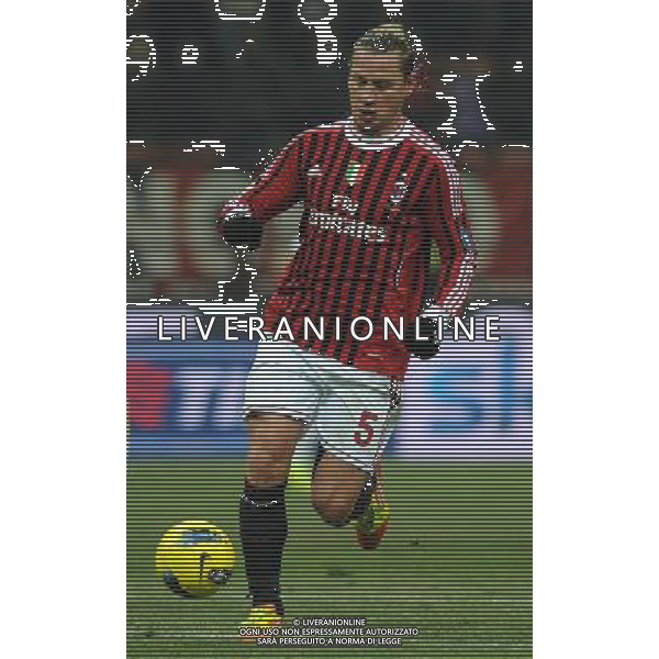 Coppa Italia TIM Cup 2011/2012 Semifinale Andata Milano - 08.02.2012 Milan-Juventus Nella Foto:Philippe Mexes /Ph.Vitez-Ag. Aldo Liverani