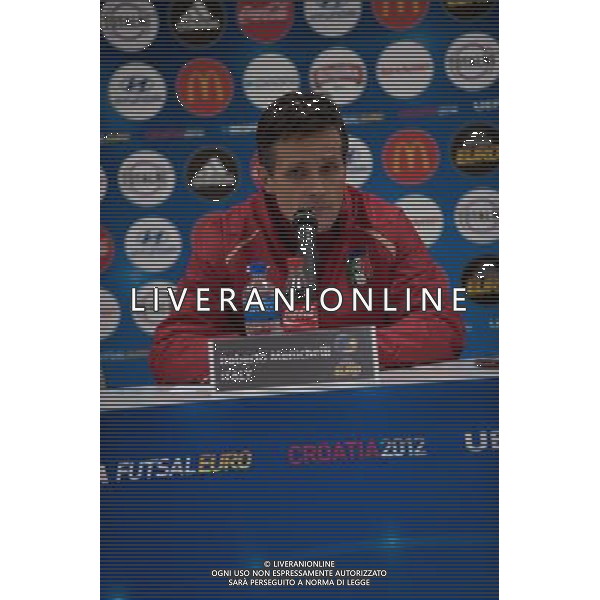 EUROPEI DI CALCIO 2012 CROAZIO CALCIO A 5: ITALIA VS SPAGANA ROBERTO MENICHELLI PH.DI LORETO/AG ALDO LIVERANI SAS